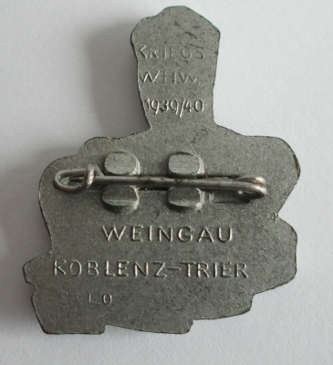 Altes Abzeichen WHW Winterhilfswerk Reifer Wein Weingau Koblenz Trier 1939/40