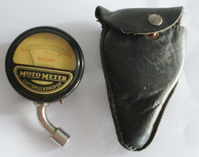 Alter Luftdruckprüfer Monometer Mono Meter Reifen Oldtimer