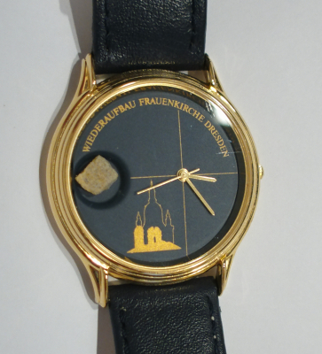 Armbanduhr Wiederaufbau Frauenkirche Dresden Lacher Stadtsparkasse 1997 limitier