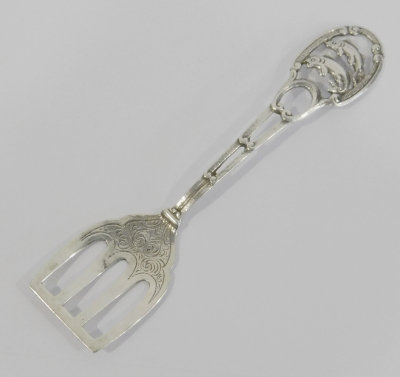 Sardinenheber Fische Silber 800 Widmann 11,2cm 11,6g