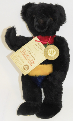 Original Hermnann Olympia Bär 1992 limitiert 400/500 Brummstimme schwarz 32cm
