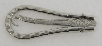 Alter Schnürhaken Knöpfhaken Miederhaken klappbar 9,6cm