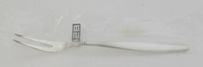 1 Fleischgabel groß BSF Dänisch Perl versilbert 90 - 17,5cm