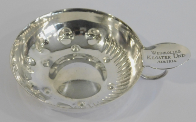 Weinprobierschale Weinkolleg Kloster Und Austria Österreich versilbert
