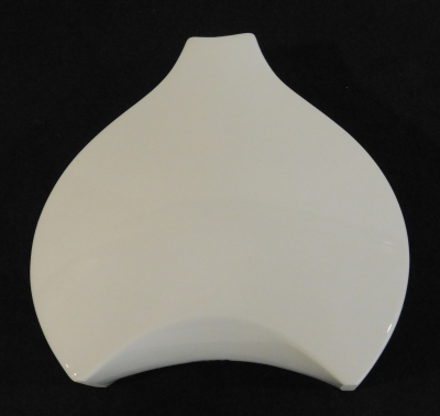 Vase Brückenform weiß KPM Berlin Entw. Quillmann I. Wahl 13cm