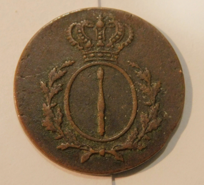 2 Pfennige 1816 A Brandenburg Preussen Friedrich Wilhelm III  Ø2,2cm  3,2g