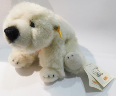 Original Steiff Eisbär Arco Baby 062797 KFS 21x18cm H13cm