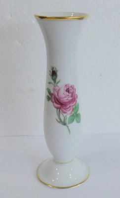 Vase Fürstenberg Rote Rose 20,5cm