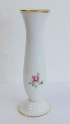 Vase Fürstenberg Rote Rose 20,5cm