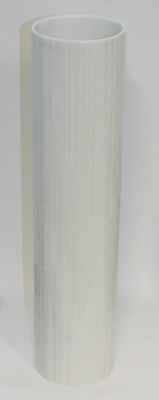 Vase Rosenthal Design Wirkkala Punkt-Strich-Relief Stangenvase weiß 30,5cm