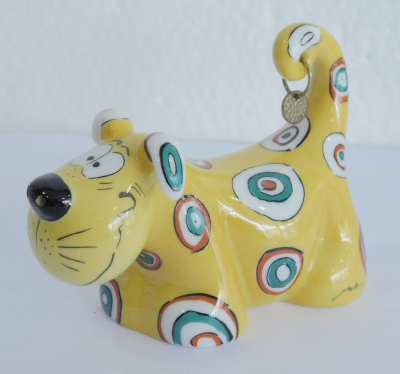 Hund Waldi Wadenbeisser Salzstreuer o. Pfefferstreuer Goebel Design Adam & Ziege