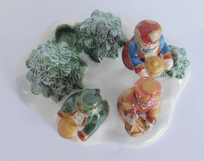 Villeroy & Boch Nostalgic Market Heilige 3 Könige im Wald mit Kerzenhalter