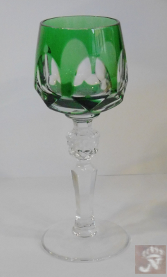 Likörrömer Glas Römer Nachtmann Antika grün dunkelgrün 11,7cm #b