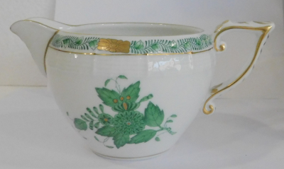 Milchkännchen Herend Apponyi grün 647/AV 7,4cm