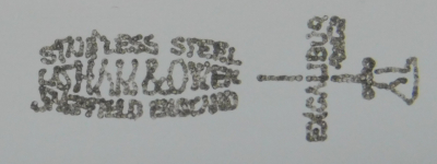 6 Messer mit echt Hirschhorn Griff Excalibur Latham & Owen Sheffield Steakmesser