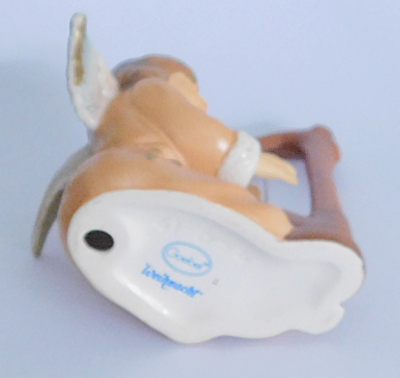 Sitzender Engel mit Harfe Goebel Nr. 41 054 8,5cm