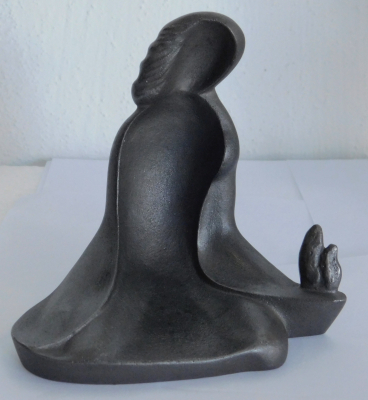 Buderus Eisenguß kleine Figur Skulptur Juno Kunstguss 9,5cm