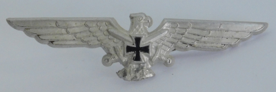 Alter Mützenadler Abzeichen Adler Kyffhäuserbund EK entnazifiziert - Belegstück