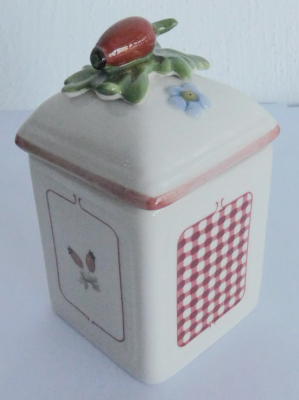 Villeroy & Boch kl. Vorratsdose Marmeladendose Petite Fleur Hagebutte 11cm #b