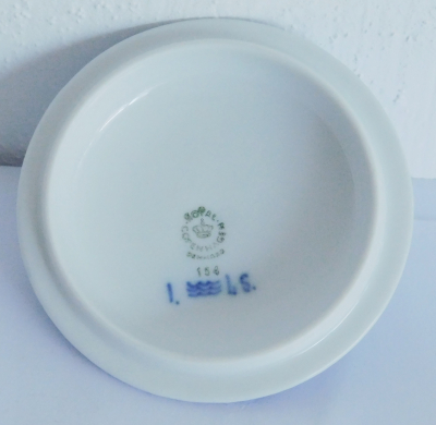 Deckel 154 für Zuckerdose Royal Copenhagen Musselmalet Halbspitze