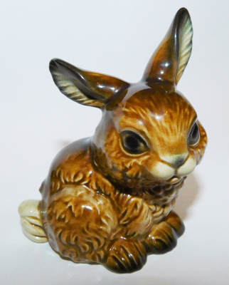 anmo-antikmodern.de - Porzellanfigur Hase Goebel 34815 09 braun 9cm (N)