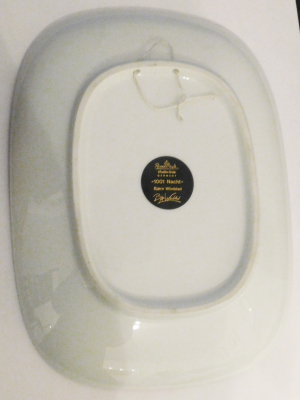 Wandteller Schale Rosenthal 1001 Nacht Rehprinzessin Design Wiinblad 22,5x16,8cm (N)