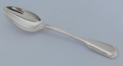 1 kleiner Löffel Kaffeelöffel WMF Augsburg Faden versilbert 13,2cm