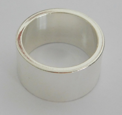 6 kleine Serviettenringe Wilkens versilbert schlicht elegant Ø 2cm