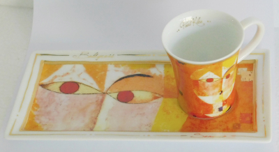 Espressotasse + Untere Goebel Artis Orbis nach Paul Klee Baldgreis Senecio