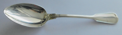 1 großer Löffel WMF Augsburger Faden versilbert 90 Suppenlöffel 19,5cm