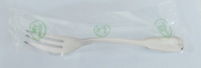 1 Kuchengabel Wilkens Augsburger Faden versilbert 90 - 15cm