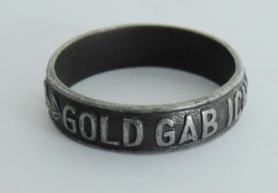 Patriotischer Ring Gold gab ich für Eisen 1914 Reservistika I. WK