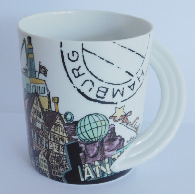 Rosenthal Cupola City Cup Nr. 6 Hamburg Design Barbara Brenner #b