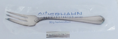 1 Kuchengabel Auerhahn Classica versilbert 90 - 15,2cm