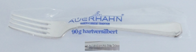 1 Dessertgabel Auerhahn Prodomino versilbert 90 - 18,3cm