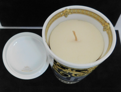 Rosenthal Versace Tischlicht Medusa Prestige Gala Duftkerze 14cm