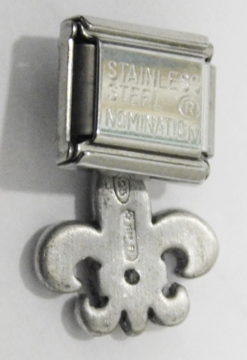 Original Nomination Modul 9mm mit Dangle Krone Silber 925 Zirkonia