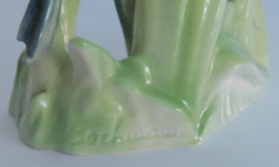 Seltene Porzellanfigur Vogel Säbelschnäbler Goebel Bochmann 38020 16cm