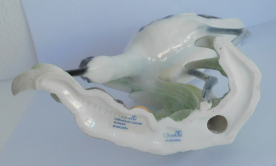 Seltene Porzellanfigur Vogel Säbelschnäbler Goebel Bochmann 38020 16cm