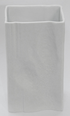 Vase Rosenthal Bisquit Relief weiß 2988 Design Martin Freyer 17cm (N)