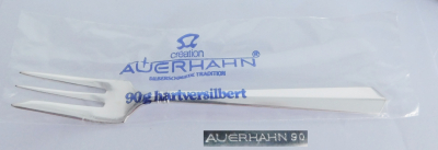 1 Kuchengabel Auerhahn Aczenta versilbert 90 - 15cm