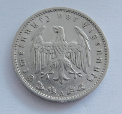1 Reichsmark 1934 A 4,7g Ø2,2cm