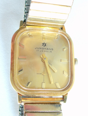 Vintage Armbanduhr Junghans 17 Jewels cal. 620.10 Handaufzug goldfarben