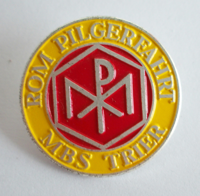 Abzeichen Nadel Rom Pilgerfahrt MBS Trier Ø2,6cm