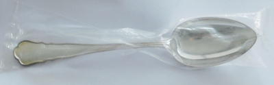 1 Menulöffel Wilkens Chippendale versilbert 90 - Löffel 19,5cm