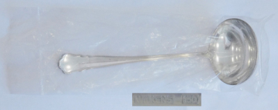 1 Saucenkelle Wilkens Chippendale versilbert 150 - 18,5cm