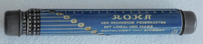 Seltenes altes Recheninstrument Roka Der rechnende Federkasten Darnley's Patent