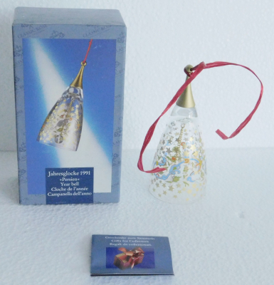 Glasglocke Rosenthal Jahresglocke 1991 Persien 11,5cm