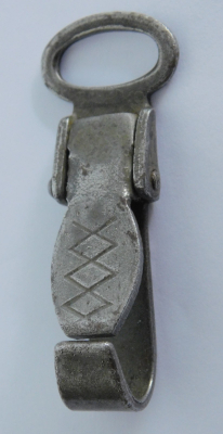Original alter Karabinerhaken Ersatzteil für Feldflasche II. WK Patent Ritter