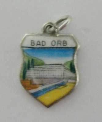 Bad Orb Anhänger für Bettelarmband Silber 800 Andenken
